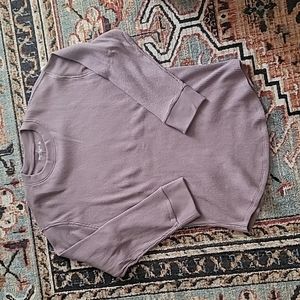 Mauve waffle knit